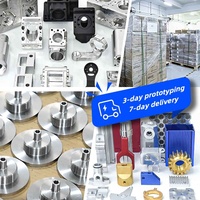 Döndü öğütülmüş kombinasyon işleme kiti Metal parçalar standart olmayan CNC işleme ile hassas bileşenler çok kademeli işleme