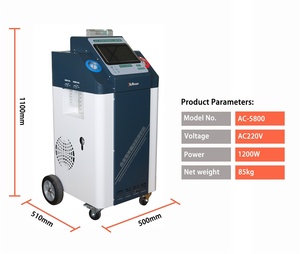 Machine de remplissage et de récupération de réfrigérant A/C entièrement automatique Jidbao Advanced pour R134A / R1234YF, pour l'entretien automobile, multilingue - Product Image 6