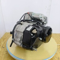 Moteur de moto 110cc adapté aux véhicules à deux roues avec cadre courbé et conception à refroidissement par air horizontal. Quad 110cc