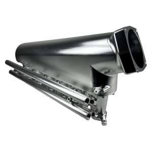 Custom Full CNC 2JZ 102MM Ansaug krümmer Neuer Zustand Billet Aluminium legierung stücke Maschinen teil Edelstahl Material - Product Image 2