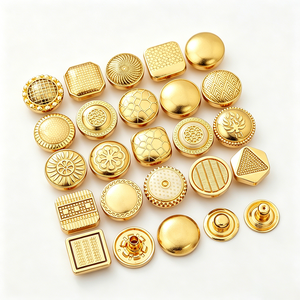 Bouton-pression métallique 4 parties 12 mm pour chemises et manchettes de thobe, idéal pour la confection de chemises et de blouses sur mesure pour hommes - Product Image 4