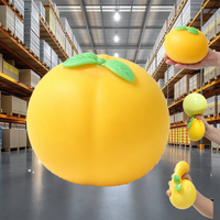 Jouet de décompression Jambo Peach, pâte à modeler douce, fruit géant sensoriel, squishies, balle anti-stress, jouets sensoriels pour adultes