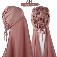 Wholesale Stock Unique Design Style Instant Chiffon Hijab Bonnet Under Scarf Chiffon Hijab Scarf For Muslim Women