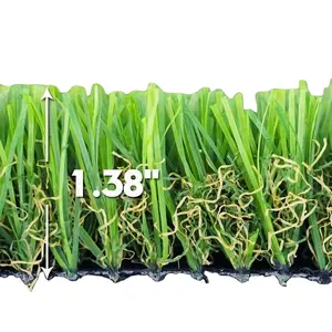 Artificial grass turf for a miniature golf lane