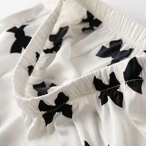 In Premium Packaging Satin Fat <strong>Women</strong> Sleepwear <strong>Fluffy</strong> Night <strong>Pyjama</strong> En Satin Pour Femmele - Product Image 3