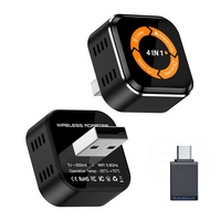 Adaptateur CarPlay 4-en-1 avec Mini Dongle AirPlay et Android Auto Noir, avec fonction Mirror Screen et AirPlay One Converted