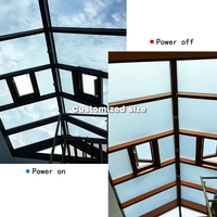 Film intelligent pour application sur verre, film de confidentialité électrique pour fenêtre, système de film PDLC, film pour application sur verre à usage intérieur