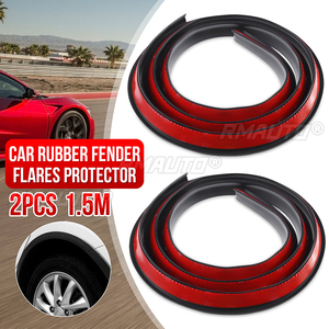 แผ่นยางกันกระแทกขอบล้อรถยนต์ ขนาด 1.5 เมตร จำนวน 4 ชิ้น ป้องกันรอยขีดข่วนและโคลน - Product Image 1