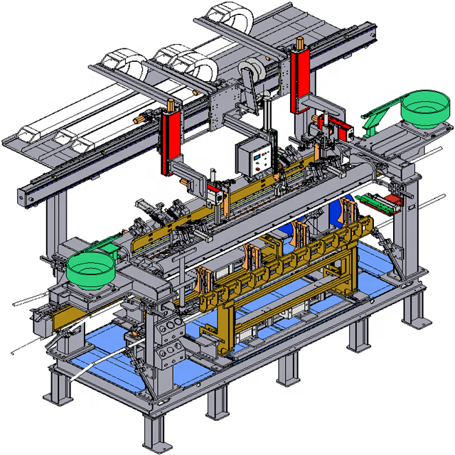 Огнетушитель, прямой сварочный аппарат/Продольный сварочный аппарат