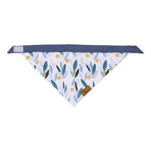 Bandanas con estampado personalizado para perros pequeños y grandes, conjunto ajustable de algodón para mascotas - Product Image 1