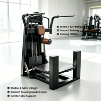 Ticari Pinli Ayakta Baldır Kaldırma Makinesi Ağır Hizmet Tipi Çerçeveli Spor Salonu Fitness Ekipmanı Baldır Kası Güçlendirme Antrenmanı