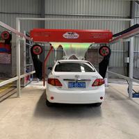 Machine de lavage de voitures professionnelle sans contact avec sécheurs d'air intégrés
