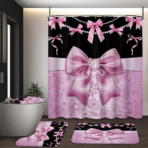 Hiện Đại In Thiết Kế Nàng Tiên Cá Tắm Rèm Rèm Tùy Chỉnh Polyester Không Thấm Nước Vải Với Phim Hoạt Hình Móc Cho Phòng Tắm Sử Dụng - Product Image 5