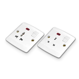 Nhà sử dụng phổ tường 3 gang 2 cách anh tiêu chuẩn PC chuyển đổi ánh sáng chất lượng cao tường chuyển đổi điện - Product Image 4