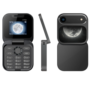Teléfono Móvil Mini Flip I17 Pro 2G GSM Doble <span class=keywords><strong>SIM</strong></span> Marcación Rápida Reproductor de Video Voz Mágica Español Francés Pantalla HD Pequeño Plegable - Product Image 2