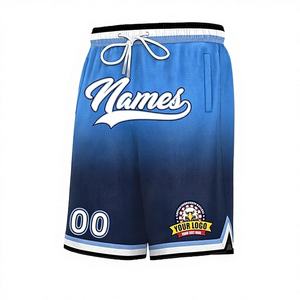 Pantalones Cortos Deportivos Personalizados OMMIZ de la Mejor Calidad, Unisex para Adultos, Transpirables, Talla Grande, Estampados con Degradado, 100% Poliéster - Product Image 4