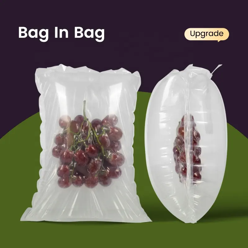 Custom Recyclable Shipping Cushion Air Bubble Bag In Bag Fragile Packaging