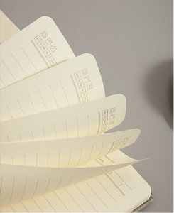 Cahier en cuir de mouton A5 pour réunions d'affaires et conférences, tenue de registres, logo personnalisable - Product Image 4