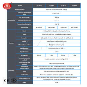 Équipement de laboratoire Four de séchage sous vide à convection forcée/Four de séchage sous vide à chambre intérieure en acier inoxydable - Product Image 5