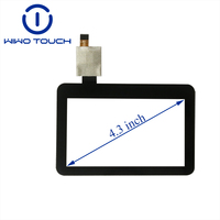 Módulo de Pantalla LCD Táctil Capacitiva de 4.3 Pulgadas, Interfaz I2C, Resolución 480x272