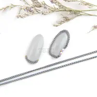 TSZS Commercio All'ingrosso di Alta Qualità 100m Multi Colori di Stile Giapponese Del Chiodo Del Metallo Catena di Accessori Del Chiodo Per 3D Nails Art