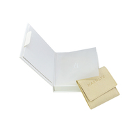 Boîte à bijoux personnalisée en papier magnétique en forme de petit livre estampage en or Boîtes à bijoux emballage collier