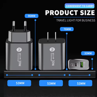 Fabrieks prijs, populaire verkoop, PD 20W USB C+USB A QC 3.0 Dual Port snellaadadapter, snelle telefoonlader