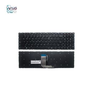 คีย์บอร์ดพลาสติก SZ-Wisbuild สำหรับแล็ปท็อป พร้อมไฟแบ็คไลท์ LED แบบเต็มขนาด ป้องกันการกดผิดพลาด (Anti-Ghosting) สำหรับ IdeaPad 700-15ISK 700-17ISK รูปแบบ US สีดำ - Product Image 4