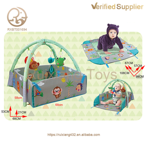 Bébé Jouets Activité Gym Coton Animaux Hochet Sol Enfant Rampant Doux Jouer Tapis de Sol - Product Image 4