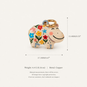 Colgantes de Animales en 3D de Manna Cute, Dijes de Esmalte Duradero Pintados a Mano - Gatos/Perros/<span class=keywords><strong>Pantera</strong></span> <span class=keywords><strong>Rosa</strong></span> - Product Image 4