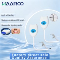 Lampe de blanchiment à lumière bleue HAAROO MBY-11 460nm, à poser sur table, avec col de cygne de 98 cm, dispositif professionnel à pince, blanchiment monocouleur