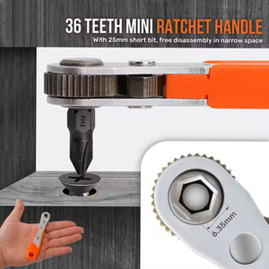 Bộ tua vít đa năng 68 món, cán lục giác dài & ngắn, kèm bộ tay quay, đầu <span class=keywords><strong>Torx</strong></span> chống phá hoại, bán chạy tại nhà máy - Product Image 6