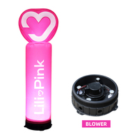 Colonne Lumineuse Publicitaire Support sur Mesure Tube LED Skydancer Gonflable Personnalisé pour Équipement Publicitaire