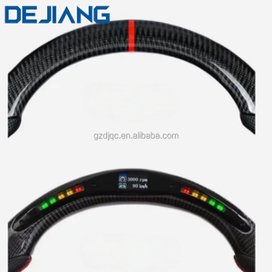 <span class=keywords><strong>Volant</strong></span> en fibre de carbone forgé personnalisé pour Dodge Challenger Hellcat Charger SRT Grand Cherokee Durango SRT avec LED - Product Image 6