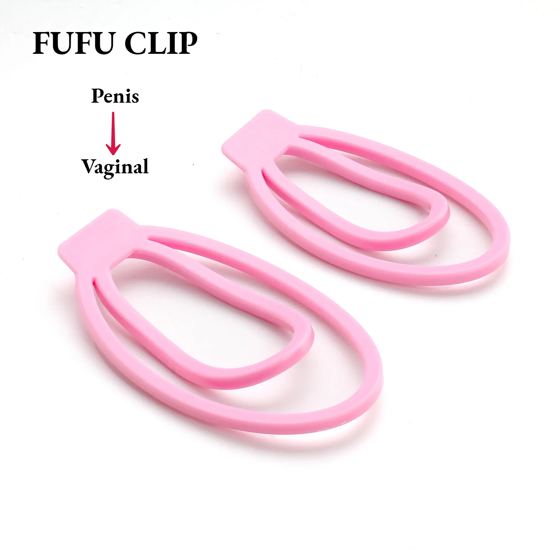 Männliches Penis-Trainings gerät Leichter Kunststoff-Trainings clip Hahn käfig Sexspielzeug für Sissy Bondage Lock Keuschheit mit dem Fufu-Clip