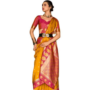 Magnifique Designer Cherry Silk Rajpath Sarees présente sa dernière collection lancée - Product Image 1