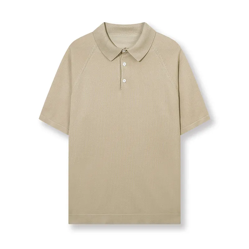 Marée d'été polo à épaules tombantes uniformes de classe impression personnalisée revers vêtements de travail à manches courtes diy t-shirt vêtements de groupe