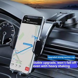 Dudukan Ponsel Mobil untuk Kaca Depan & Dasbor dengan Lengan Panjang yang Dapat Disesuaikan & Suction <span class=keywords><strong>Cup</strong></span> Kuat Universal untuk Ponsel - Product Image 1