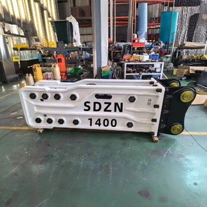 Brise-roche hydraulique silencieux de type boîte pour carrières minières, robuste, pour excavatrice de 18 à 26 tonnes avec système de lubrification automatique par graissage - Product Image 4