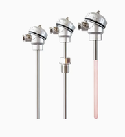 Thermocouple WRNK-191 en acier inoxydable E-TYPE de type K Capteur de température à résistance thermique PT100/E/J Sonde haute température