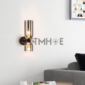 Lampe murale intérieure en verre, style rétro, pour restaurant, chambre, salon, loft, <span class=keywords><strong>escalier</strong></span>, AC 85-265V, décoration de la maison, luminaire <span class=keywords><strong>mural</strong></span> Sytmhoe - Product Image 6