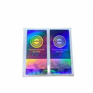 Autocollants holographiques adhésifs personnalisés CCN avec code QR, matériau PET - Product Image 2