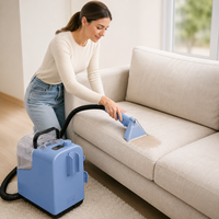Nettoyeur de tapis professionnel pour la maison, machine portable de lavage en profondeur avec moteur puissant de 400 W