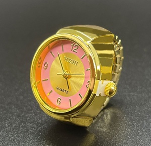 <span class=keywords><strong>Montre</strong></span> à doigt de luxe pour homme, plaquée or, en acier inoxydable, quartz analogique, étanche, mini-<span class=keywords><strong>montre</strong></span>, cadeau de luxe - Product Image 6
