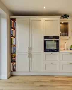 <span class=keywords><strong>Prix</strong></span> source d'usine Armoires de cuisine en bois massif de style porte classique avec contreplaqué Conception visualisée - Product Image 6