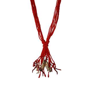 Collar de Moda con Cuentas, Acero Inoxidable 316L, Baño de Oro PVD, Resistente y Sostenible, con Colgante de Perlas y Conchas de Varias Capas - Product Image 2