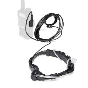 Auricular con Micrófono de Garganta Baofeng UV-5R, Tubo Acústico, Kit de Vigilancia de Seguridad, Conector K de 2 Pines para Radio Bidireccional Walkie Talkie - Product Image 1