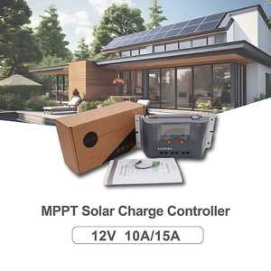 Controlador de Carga Solar MPPT Adecuado para 12V 24V 48V con Pantalla LCD 10A 20A 30A, Controlador de Iluminación con Certificación ROHS - Product Image 4