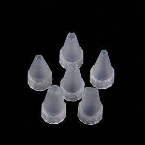 YS 100 buah/tas plastik pipa Icing nozel bunga alat kue DIY simulasi lem krim untuk ponsel casing aksesoris - Product Image 3