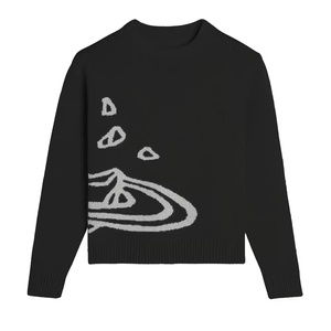 Custom Sweater Jacquard Pattern Winter Knitwear Crew Neck Pullover Knitted Jumper Casual Cotton Knit Top Custom Sweater Men - Product Image 1